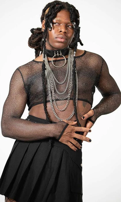 Promo 👍 KILLSTAR Punky Colour Hellia | FISHNET TOP 😍 5 Promo 👍 KILLSTAR Punky Colour Hellia | FISHNET TOP 😍 - Image 3