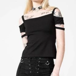 New 😉 KILLSTAR Punky Colour Huntly | BARDOT TOP ✔️ -PUNK Sales Store killstar huntly bardot top 3 3a37e46c 9c67 4dde 8335 e79374b97e43 700x700