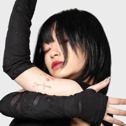 Deals ✨ KILLSTAR Mens Accessories Isqesis | GLOVES 😍 -PUNK Sales Store killstar isqesis gloves 2 700x700