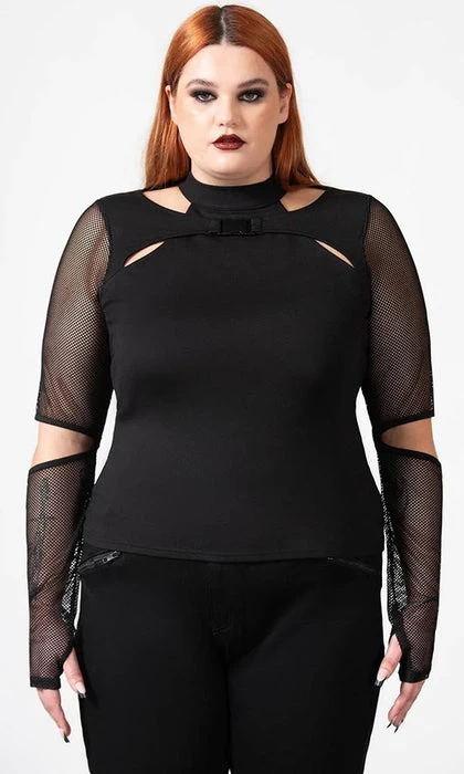 Deals 😉 KILLSTAR Grunge Lazer Beam | FISHNET SLEEVE TOP* 🔥 9 Deals 😉 KILLSTAR Grunge Lazer Beam | FISHNET SLEEVE TOP* 🔥 - Image 7