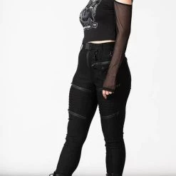 Cheapest 💯 KILLSTAR Grunge Overdrive | SKINNY PANTS 🎉 -PUNK Sales Store killstar overdrive skinny trousers 3 7194cb20 4027 465b 9f12 837a3973909b 700x700