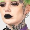 Wholesale ⭐ KILLSTAR Fetish Penta Half [Black/Purple] | CHOKER 🛒 -PUNK Sales Store killstar penta half black purple choker 2 700x700