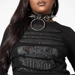 Discount 😀 KILLSTAR Grunge Sirena | SLASHED LONG SLEEVE TOP** 🎉 -PUNK Sales Store killstar sirena slashed long sleeve top 5 8b4ce4d6 f90f 433d 9013 29fe848ec113 700x700