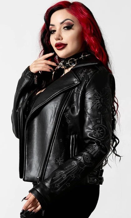 Cheapest 😉 KILLSTAR Punky Colour Starchild | BIKER JACKET 😀 6 Cheapest 😉 KILLSTAR Punky Colour Starchild | BIKER JACKET 😀 - Image 4