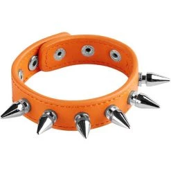Cheap 😀 KILLSTAR Mens Accessories Stay Away Spike [Orange] | BRACELET ❤️ -PUNK Sales Store killstar stay away spike orange bracelet 1 806c255e 8ffc 49af a91e ed3f57a12a59 700x700