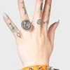 Cheap 😀 KILLSTAR Mens Accessories Stay Away Spike [Orange] | BRACELET ❤️ -PUNK Sales Store killstar stay away spike orange bracelet 2 700x700