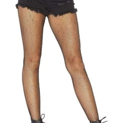 Best deal 🥰 LEG AVENUE Grunge Sadie Gunmetal Studded | FISHNET TIGHTS 😍