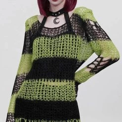 Cheapest 🔔 PUNK RAVE Grunge Jezebel | STRIPES SWEATER 💯 14 Cheapest 🔔 PUNK RAVE Grunge Jezebel | STRIPES SWEATER 💯 -PUNK Sales Store punk rave grunge ripped stripes sweater 2 85f156c9 c154 48a5 9376 24edd4e7123e 700x700