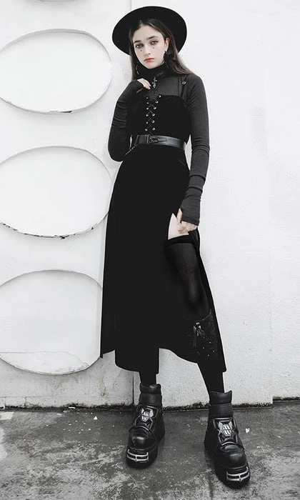 Best Pirce ✨ PUNK RAVE Punky Colour Enchantress | VELVET 👗 DRESS ✔️ 5 Best Pirce ✨ PUNK RAVE Punky Colour Enchantress | VELVET 👗 DRESS ✔️ - Image 3