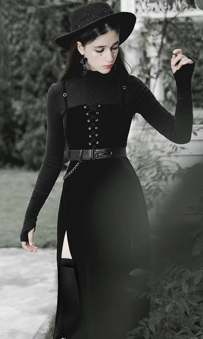 Best Pirce ✨ PUNK RAVE Punky Colour Enchantress | VELVET 👗 DRESS ✔️ 9 Best Pirce ✨ PUNK RAVE Punky Colour Enchantress | VELVET 👗 DRESS ✔️ - Image 7