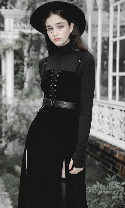 Best Pirce ✨ PUNK RAVE Punky Colour Enchantress | VELVET 👗 DRESS ✔️ 4 Best Pirce ✨ PUNK RAVE Punky Colour Enchantress | VELVET 👗 DRESS ✔️ - Image 2