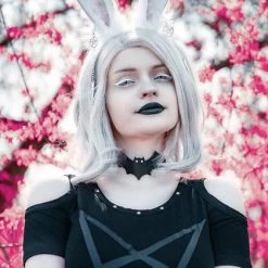 Best deal 👏 QUEEN OF DARKNESS Grunge Pentagram | OFF SHOULDER TOP 🎉