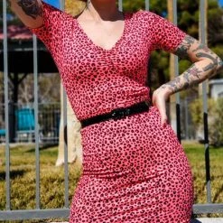 Outlet 😉 SOURPUSS Punky Colour Neon [Pink Leopard] | MIDI 👗 SKIRT** ❤️ -PUNK Sales Store sourpuss neon pink leopard midi skirt 2 d72a4577 1357 4ebd bf9c 46c8f95d92e9 700x700