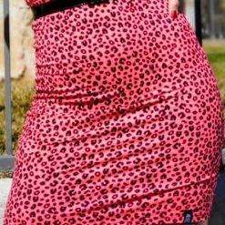 Outlet 😉 SOURPUSS Punky Colour Neon [Pink Leopard] | MIDI 👗 SKIRT** ❤️
