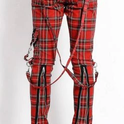 Deals ✔️ TRIPP NYC Mens Clothing Classic [Red Plaid] | BONDAGE PANTS 🔥 -PUNK Sales Store tripp nyc classic red plaid bondage pants 8 bd249269 bff9 4845 b696 7498f598f1e5 700x700