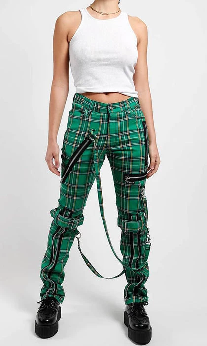 New 🌟 TRIPP NYC Mens Clothing Green Plaid | BONDAGE PANTS 😀 8 New 🌟 TRIPP NYC Mens Clothing Green Plaid | BONDAGE PANTS 😀 - Image 6