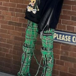 New 🌟 TRIPP NYC Mens Clothing Green Plaid | BONDAGE PANTS 😀 19 New 🌟 TRIPP NYC Mens Clothing Green Plaid | BONDAGE PANTS 😀 -PUNK Sales Store tripp nyc green plaid bondage pants 9 f9fa5080 26c1 4d06 9c0b cd135bcf22f9 700x700