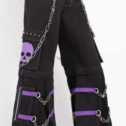 Outlet 😉 TRIPP NYC Mens Clothing Skull [Purple] | ZIP OFF PANTS ✔️ -PUNK Sales Store tripp nyc skull purple zip off pants 3 08f40f33 6fa5 4d36 a559 4f852f9f9472 700x700