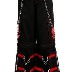 Hot Sale 🎉 TRIPP NYC Mens Clothing Skull [Red] | ZIP OFF PANTS 💯