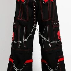 Hot Sale 🎉 TRIPP NYC Mens Clothing Skull [Red] | ZIP OFF PANTS 💯 -PUNK Sales Store tripp nyc skull red zip off pants 9 1453329a ba9a 4e9f a85a 86f9051af484 700x700