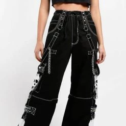 Best deal 🥰 TRIPP NYC Mens Clothing Super Skull [Black/White] | PANTS 🔥 -PUNK Sales Store tripp nyc super skull black white pants 2 84860161 352f 47ed a048 237a51e81541 700x700