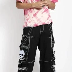 Best deal 🥰 TRIPP NYC Mens Clothing Super Skull [Black/White] | PANTS 🔥 -PUNK Sales Store tripp nyc super skull black white pants 6 3acd5cef 20f6 49b0 a009 f8e4528ed76e 700x700