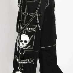 Best deal 🥰 TRIPP NYC Mens Clothing Super Skull [Black/White] | PANTS 🔥 -PUNK Sales Store tripp nyc super skull black white pants 7 f94c8230 ed2d 45f3 b068 65746f84e8d2 700x700