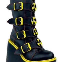 Deals 💯 YRU Punky Colour Dune Biohazard [Black/Yellow] | PLATFORM 🥾 BOOTS 🔔