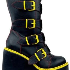 Deals 💯 YRU Punky Colour Dune Biohazard [Black/Yellow] | PLATFORM 🥾 BOOTS 🔔 -PUNK Sales Store yru dune biohazard black yellow platform boots 2 46ab6e7c a1fd 4a4b a283 1f1da3ec94ab 700x700