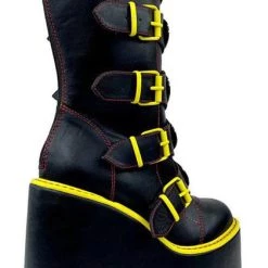 Deals 💯 YRU Punky Colour Dune Biohazard [Black/Yellow] | PLATFORM 🥾 BOOTS 🔔 -PUNK Sales Store yru dune biohazard black yellow platform boots 5 7e101a7d 0d8f 4a6b 8858 288ab9eb4834 700x700
